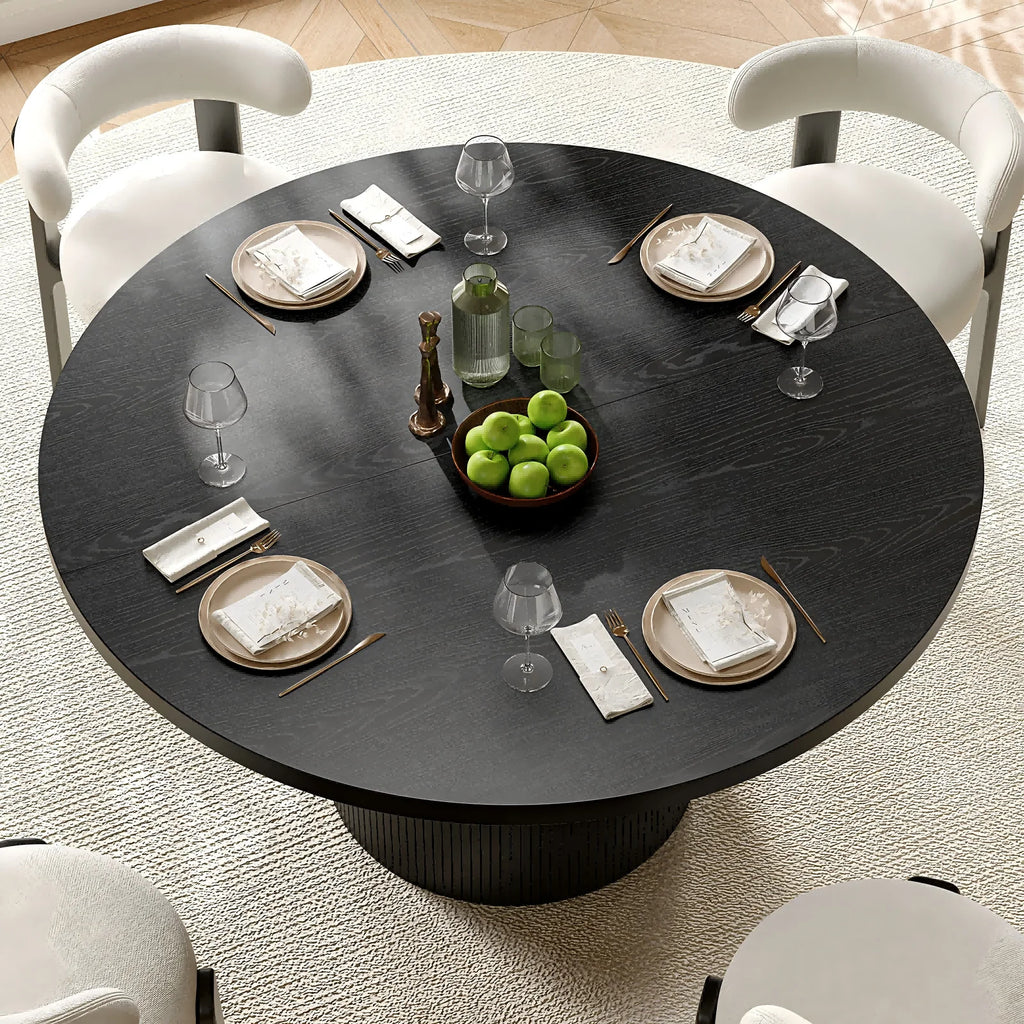 47-Inch Fluted Round Dining Table