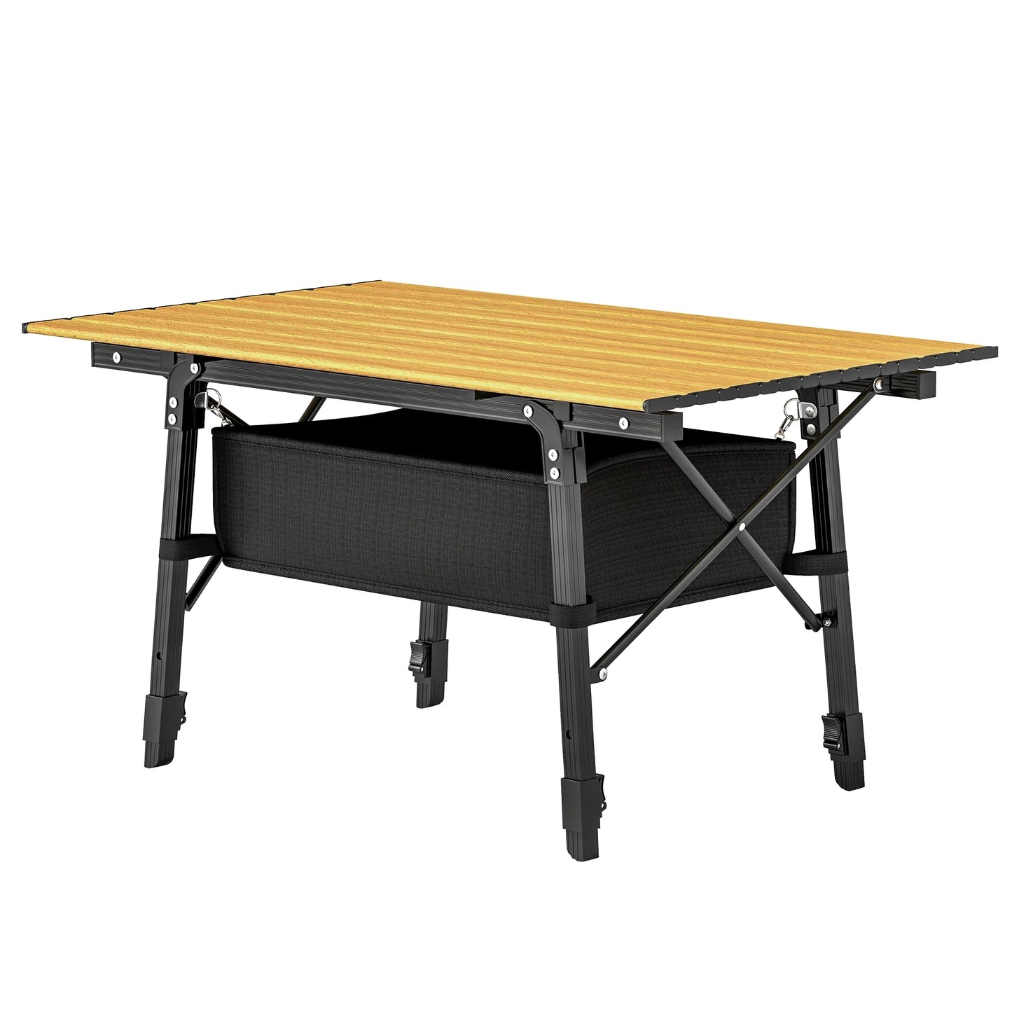 Height-Adjustable Folding Camping Table