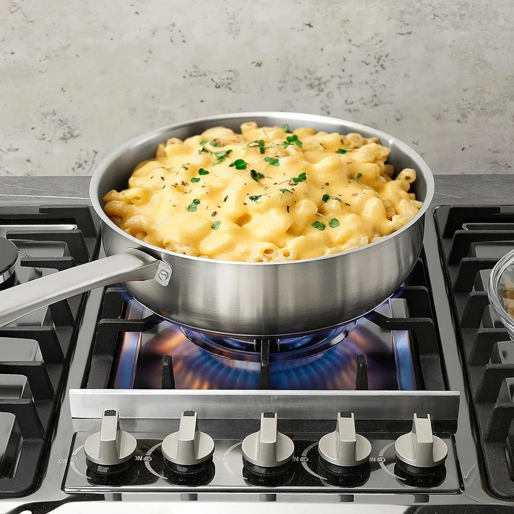 10-Piece Stainless Steel Cookware Set