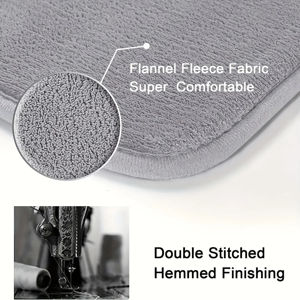 Plush Non-Slip Bathroom Mat