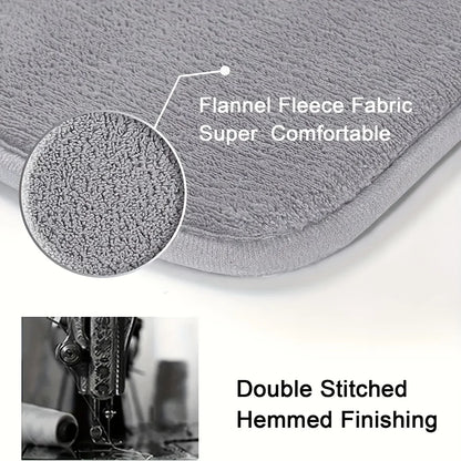 Plush Non-Slip Bathroom Mat