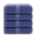 2/4/6pcs Cotton White Face Towels Set Soft Feel Hotel Towel Adult's and Children's Soft Comfortable Strong Water Absorption