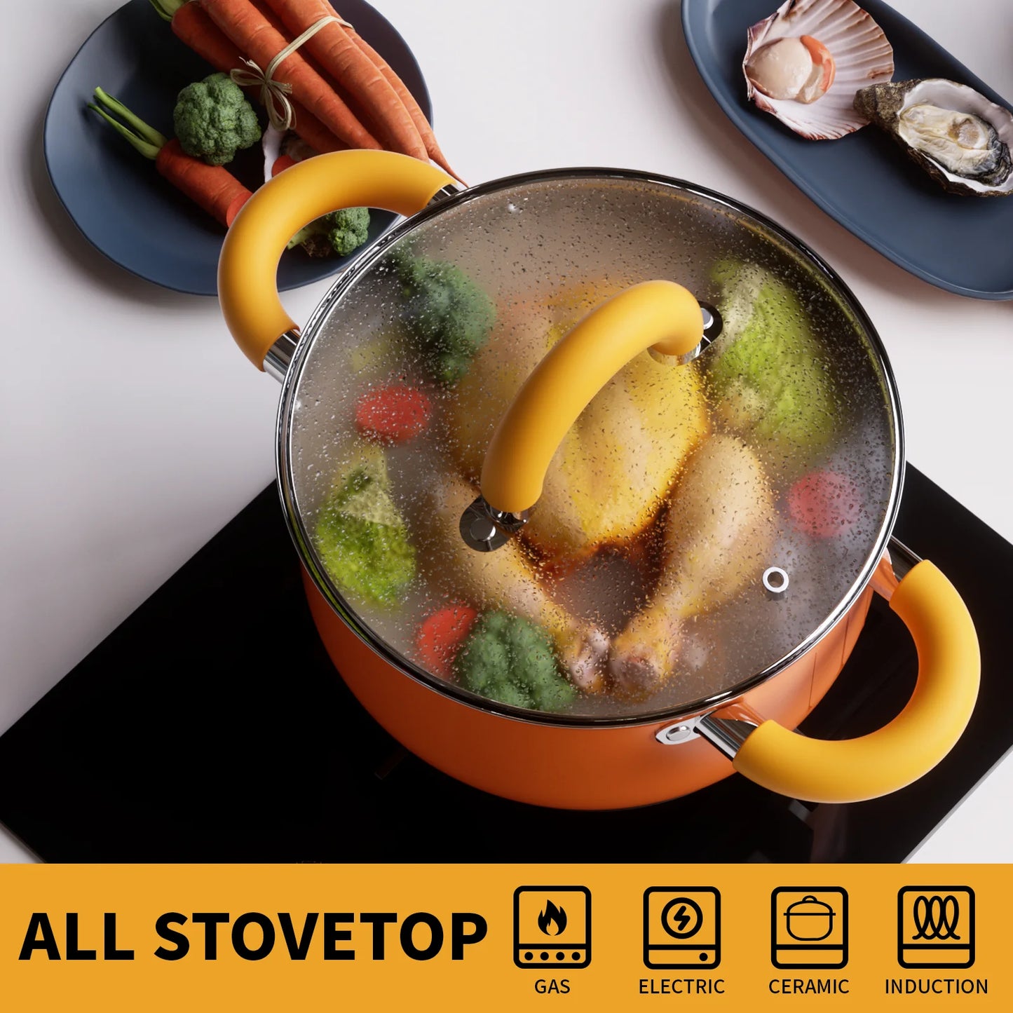 7-Piece Stainless Steel Cookware Set