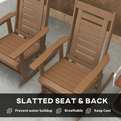Set of 2 Outdoor Rocking Chairs