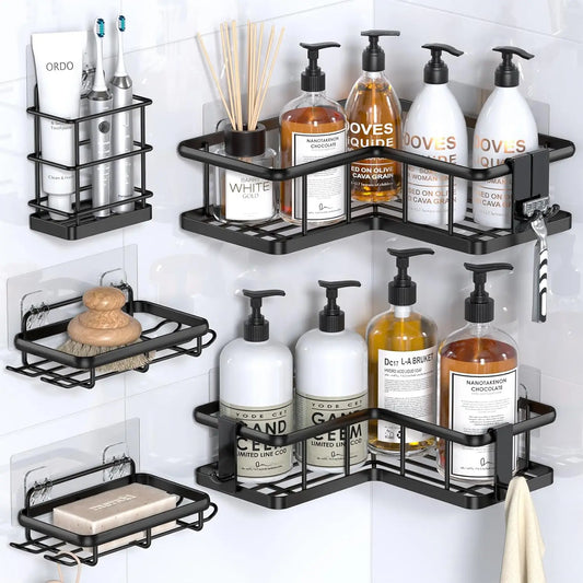 5-Piece Corner Shower Caddy Set