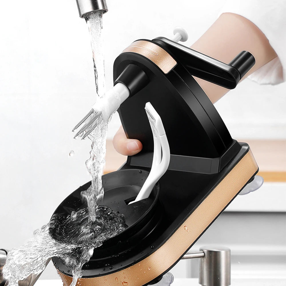Hand-Cranked Apple and Potato Peeler