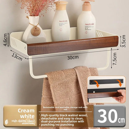 Aluminum Bathroom Storage Shelf