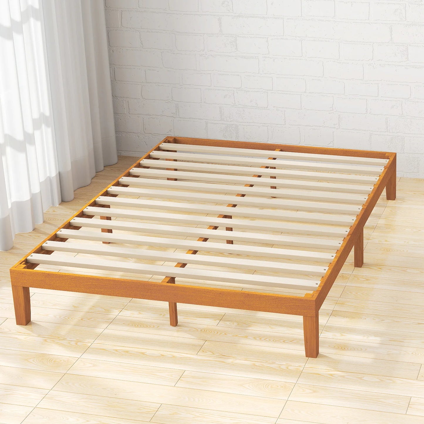 Solid Wood Platform Bed Frame