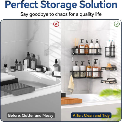5-Piece Corner Shower Caddy Set