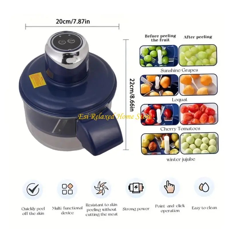 USB Rechargeable Multifunctional Fruit Peeler