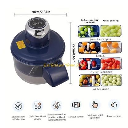 USB Rechargeable Multifunctional Fruit Peeler