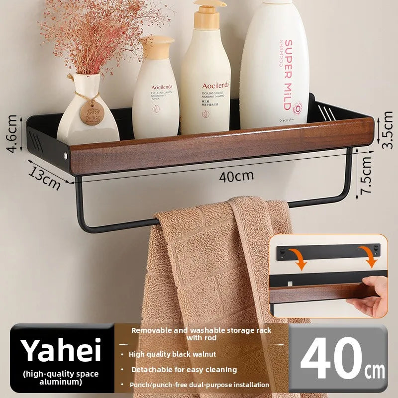 Aluminum Bathroom Storage Shelf