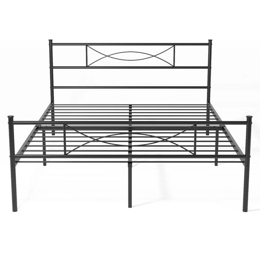 Metal Platform Bed with Underbed Storage