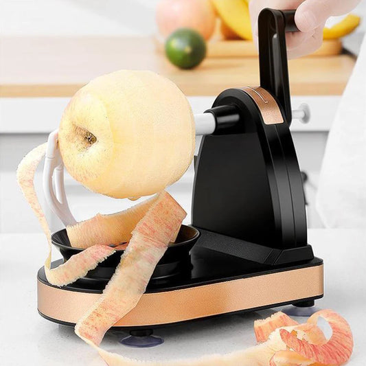 Hand-Cranked Apple and Potato Peeler
