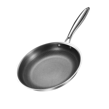 3-Piece Stainless Steel Frying Pan Set