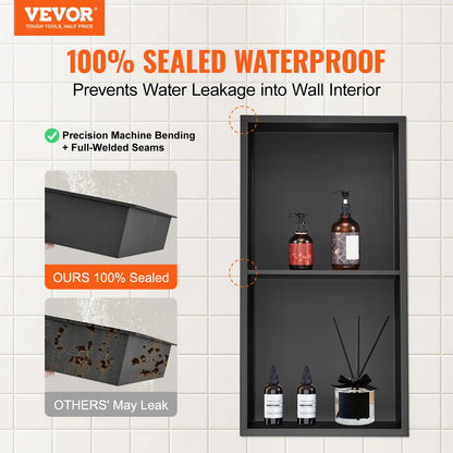 Stainless Steel Recessed Shower Niche