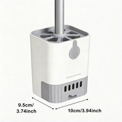 Wall-Mounted Toilet Brush and Holder Set