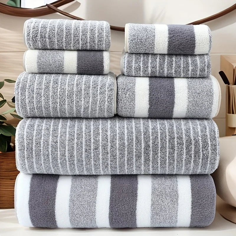 8-Piece Quick-Dry Towel Set