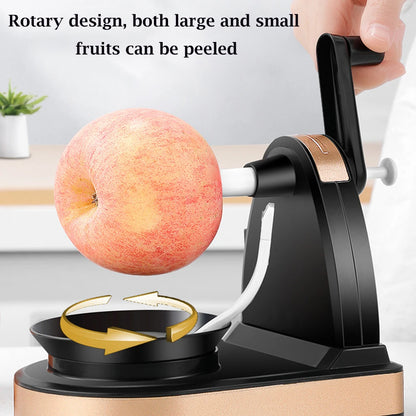 Hand-Cranked Apple and Potato Peeler