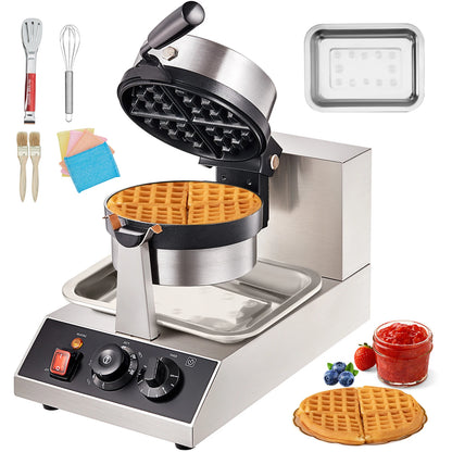 Commercial Round Electric Waffle Maker