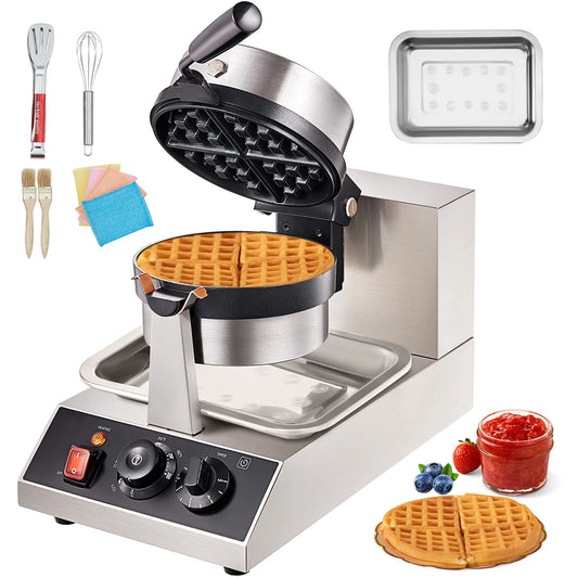 Commercial Round Electric Waffle Maker