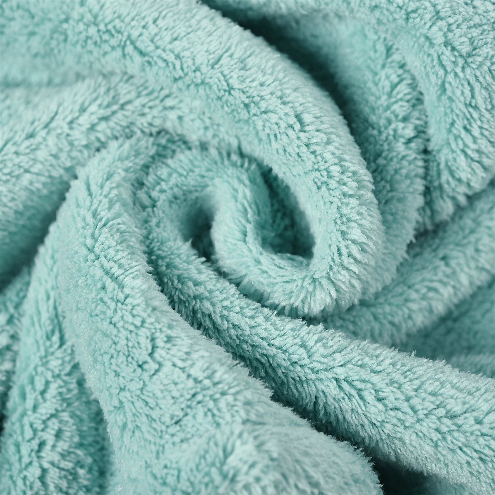 4 pieces set of colorful quick drying hair towels, soft and comfortable, super water absorption, end button desi