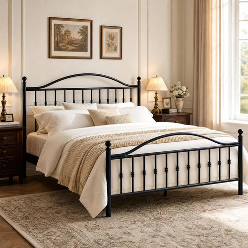 Victorian Metal Platform Bed Frame