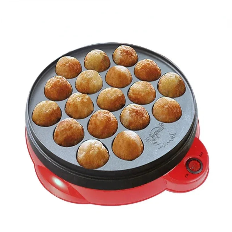220V Chibi Maruko Baking Machine Household Electric Takoyaki Maker Octopus Balls Grill Pan Professional Cooking Tools cake maker