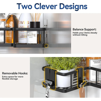 5-Piece Corner Shower Caddy Set