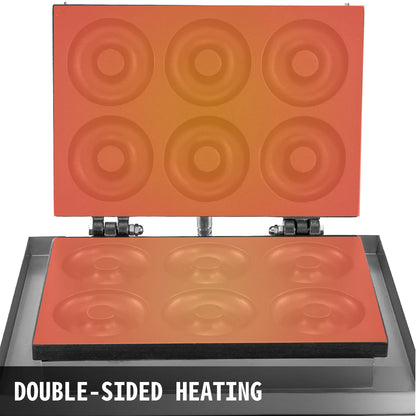 6-Hole Commercial Electric Donut Maker