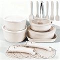 24-Piece Stackable Nonstick Cookware Set