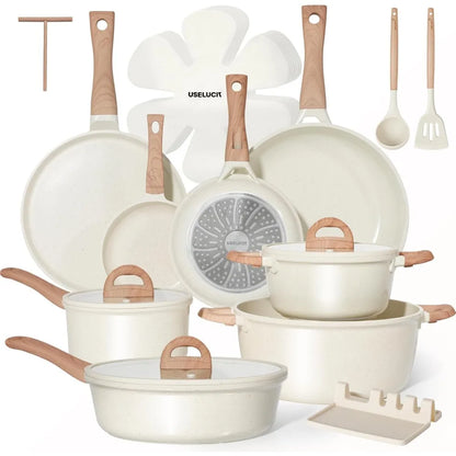 22-Piece Ceramic Nonstick Cookware Set