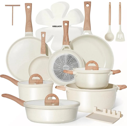 22-Piece Ceramic Nonstick Cookware Set
