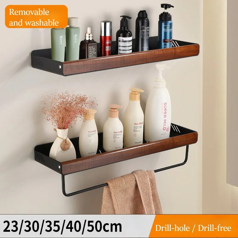Aluminum Bathroom Storage Shelf