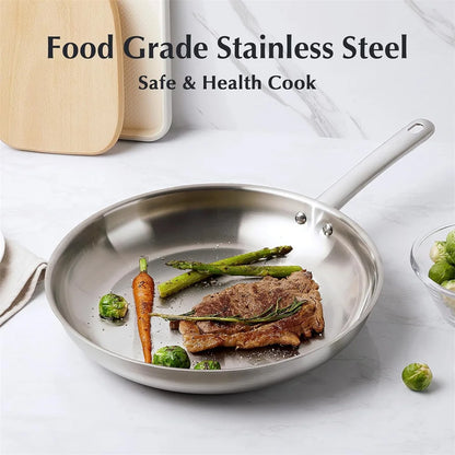 10-Piece Stainless Steel Cookware Set