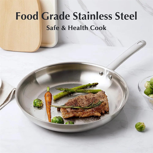 10-Piece Stainless Steel Cookware Set