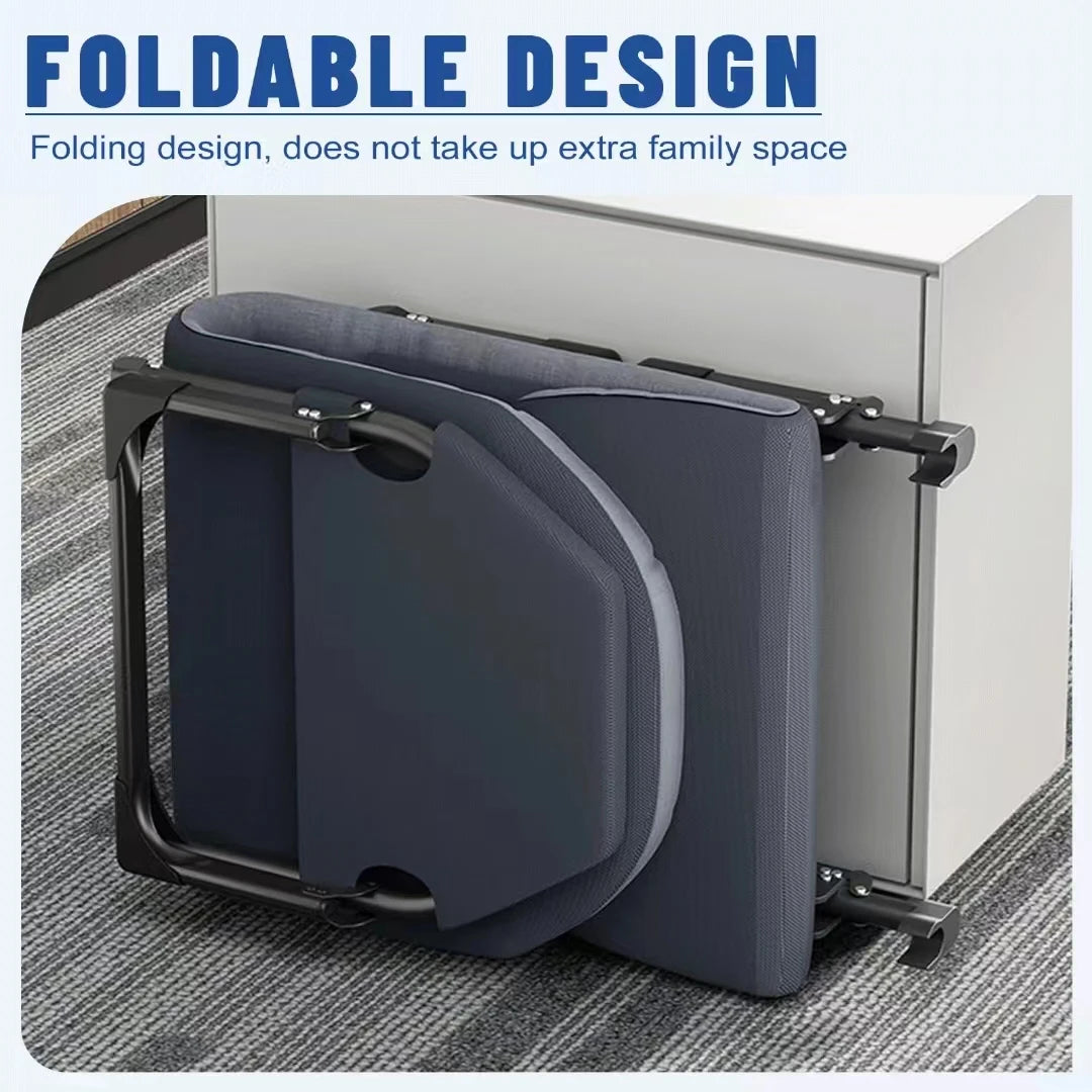 Adjustable Folding Lounge Chair with Side Pocket