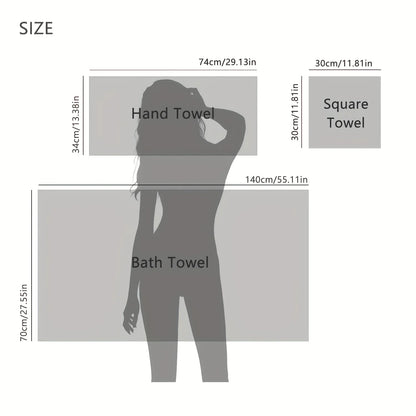 8-Piece Quick-Dry Towel Set