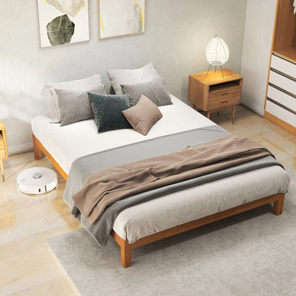 Solid Wood Platform Bed Frame