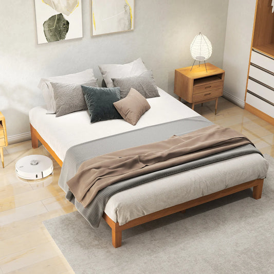 Solid Wood Platform Bed Frame