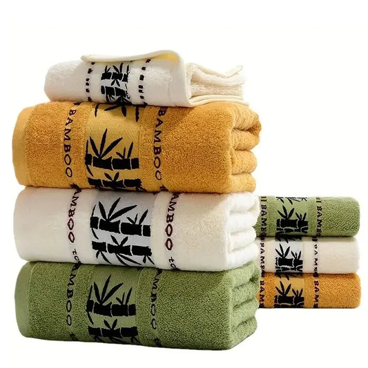 2-Piece Bamboo Fiber Towel Set