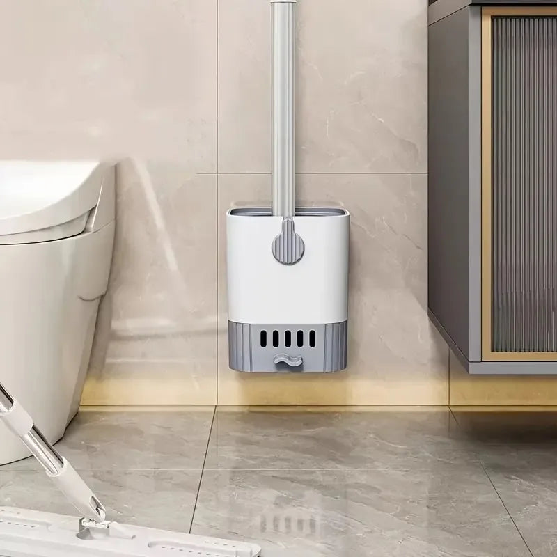 Wall-Mounted Toilet Brush and Holder Set