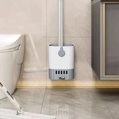 Wall-Mounted Toilet Brush and Holder Set