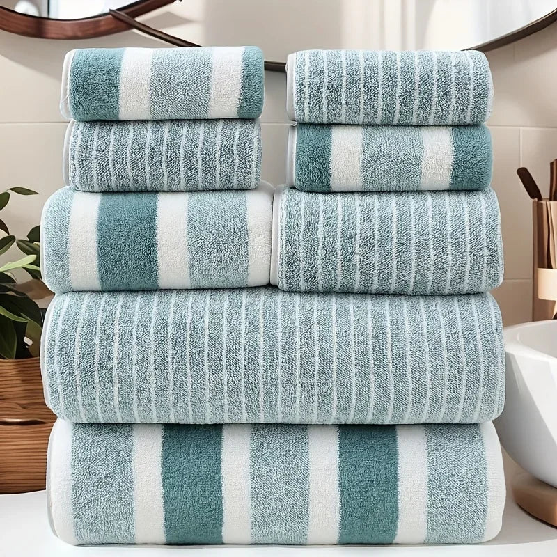 8-Piece Quick-Dry Towel Set