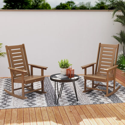 Set of 2 Outdoor Rocking Chairs