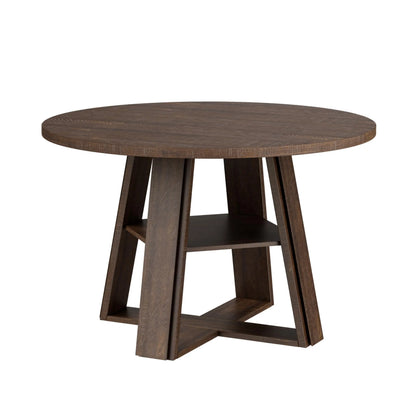 43-Inch Farmhouse Round Dining Table