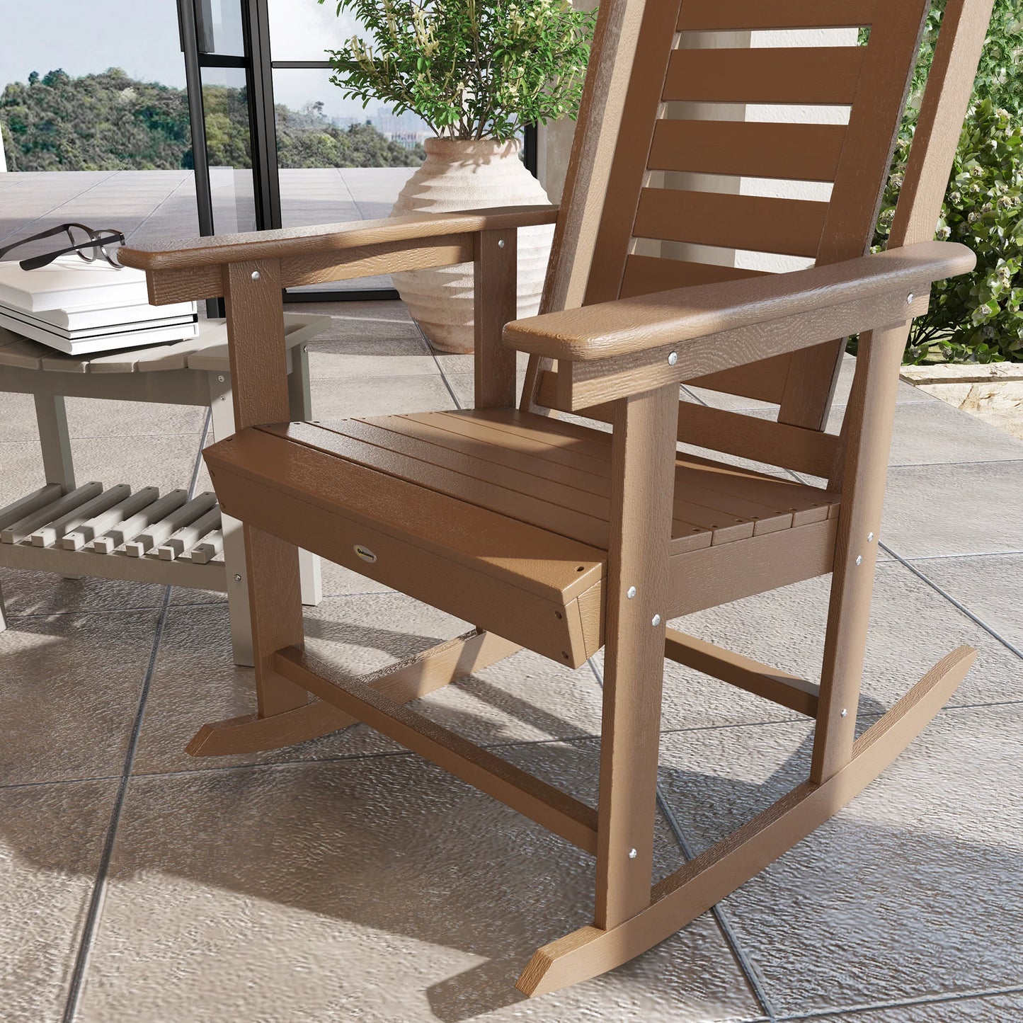 Set of 2 Outdoor Rocking Chairs