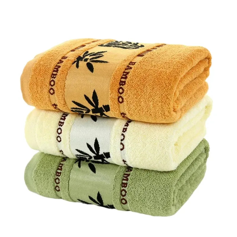 2-Piece Bamboo Fiber Towel Set