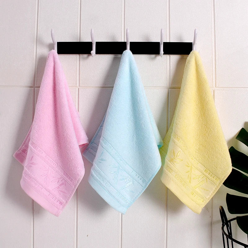2pcs Bamboo Fiber Towels Sets 34x74cm 70x140cm Home Bath Towels Adults Face Towel Thick Absorbent Luxury Bathroom Gift Towels