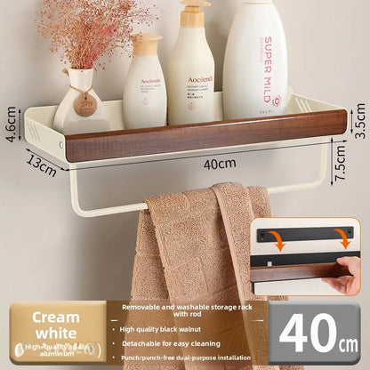 Aluminum Bathroom Storage Shelf